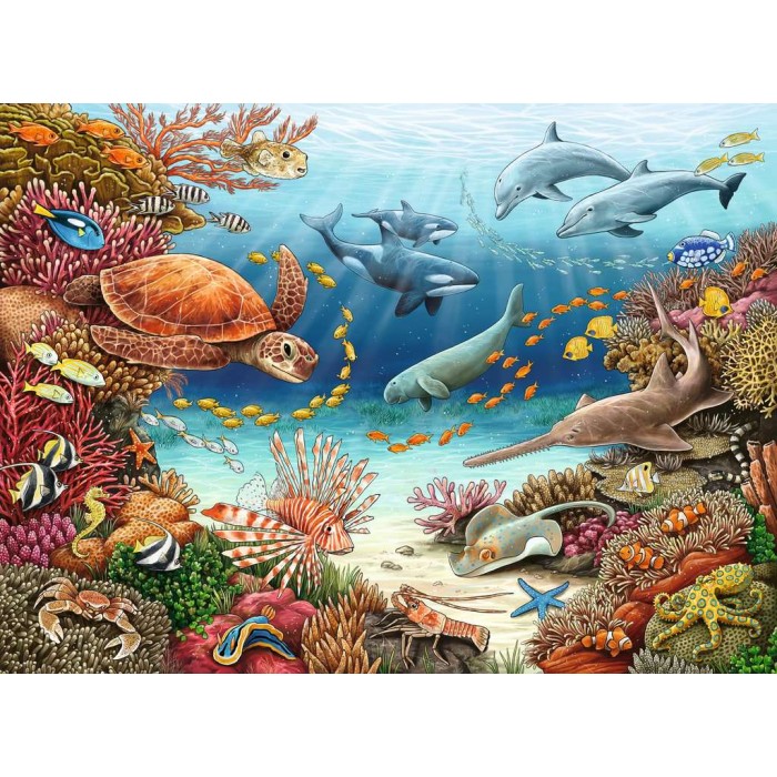 XXL Pieces - WWW - Marine animals at the coral reef
