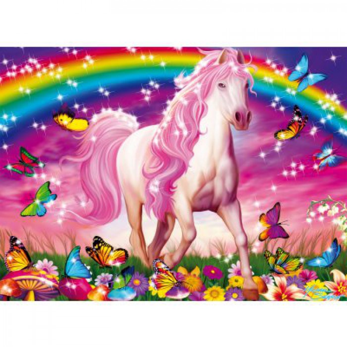  Ravensburger-13927 Jigsaw Puzzle - 100 Pieces - Glitter - A Horse's Dream