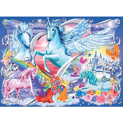 Ravensburger-13928 Jigsaw Puzzle - 100 Pieces - Maxi - In the Fairies Wonderland