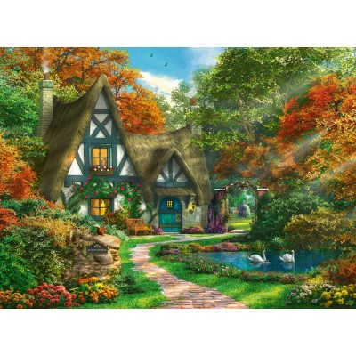 Puzzle Ravensburger-14792 Cottage in the Fall