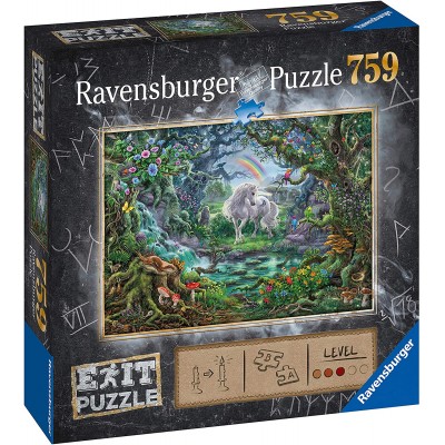 Ravensburger-15030 Exit Puzzle - Unicorn