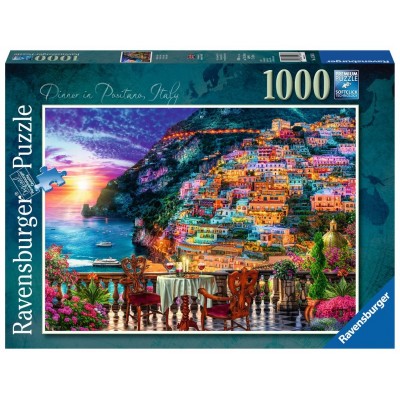 Puzzle Ravensburger-15263 Dinner in Positano, Italy