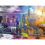 Puzzle  Ravensburger-16008 The Seasons in New York