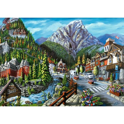 Puzzle Ravensburger-16481 Welcome to Banff