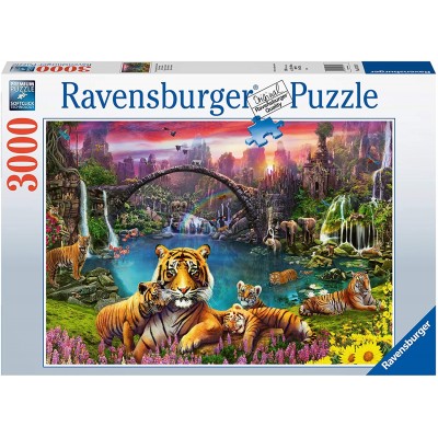 Puzzle Ravensburger-16719 Tigers by the Lagoon