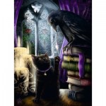 Puzzle  Ravensburger-16987 Cat and Raven