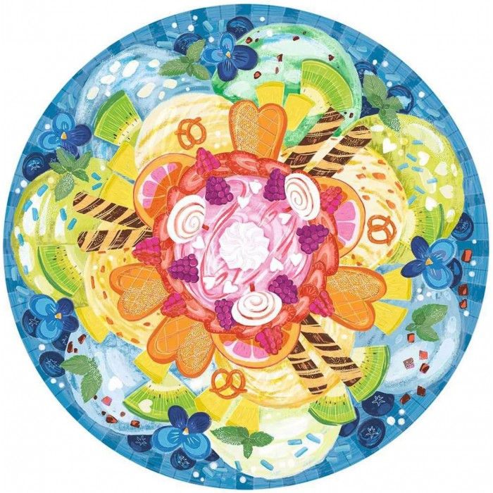 Puzzle Ravensburger-17348 Circle of Colors - Ice Cream