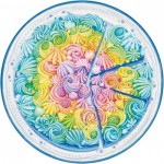 Puzzle  Ravensburger-17349 Circle of Colors - Rainbow Cake