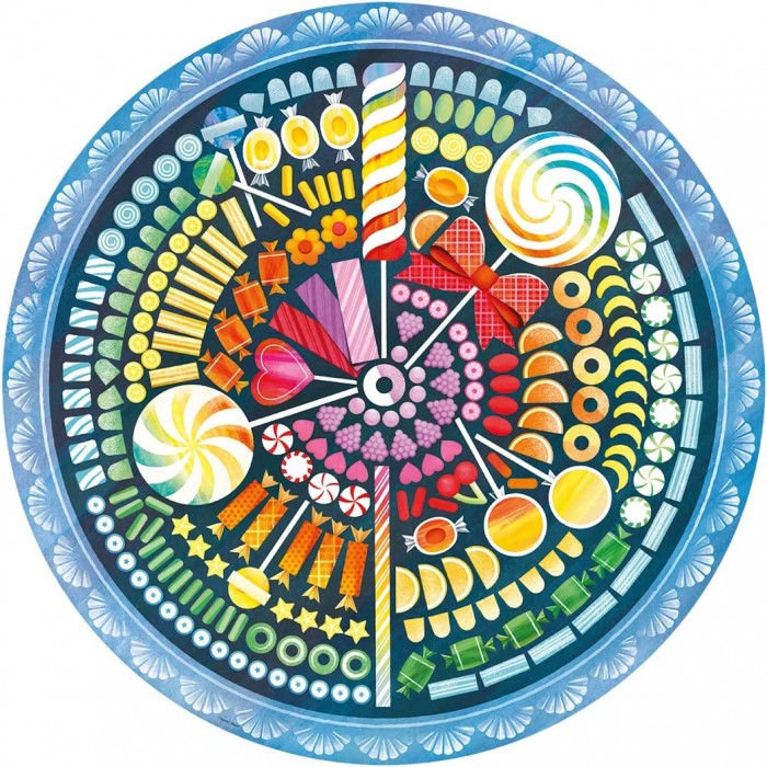 Puzzle Ravensburger-17350 Circle of Colors - Candy