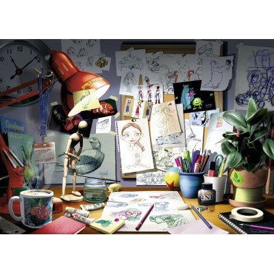  Disney Pixar - The Artist's Desk 1000 piece jigsaw puzzle