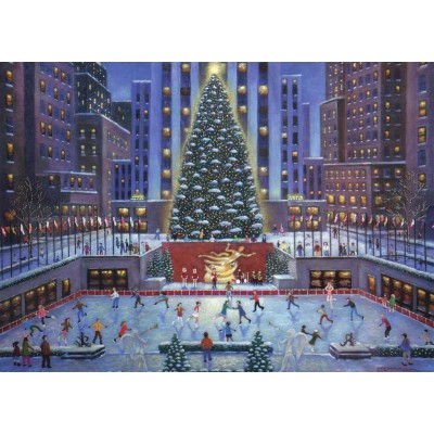 Puzzle Ravensburger-19563 Christmas in New York
