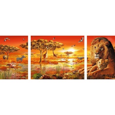 Puzzle Ravensburger-19836 African Impressions