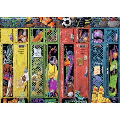 Puzzle Ravensburger-19862 The Locker Room