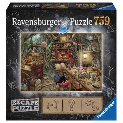 Ravensburger-19958 Escape Puzzle - Witch's Kitchen (in French)