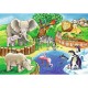 2 Jigsaw Puzzles - Animals in the Zoo