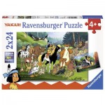   2 Jigsaw Puzzles - Yakari