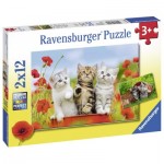   2 Puzzles - Kittens