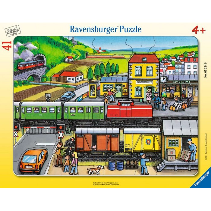   Frame Puzzle - At the Station