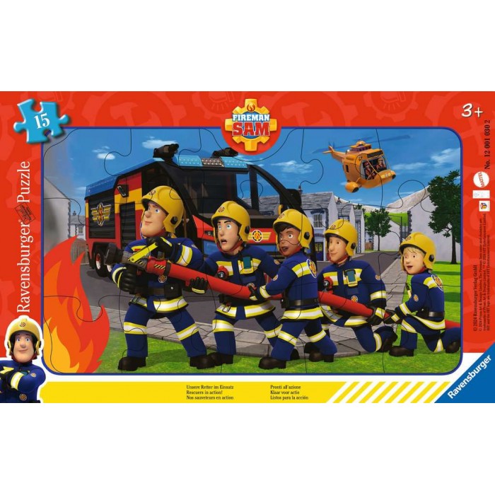   Frame Puzzle - Rescuers in action!