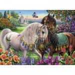 Puzzle   Glittering Horse Couple, Brilliant