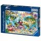 Jigsaw Puzzle - 1000 Pieces - Disney's Magical World Globe