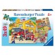 Jigsaw Puzzle - 3 x 49 Pieces : Firemen at Work