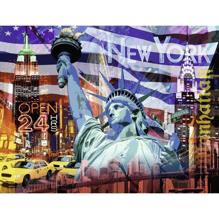 New York Collage Puzzle 2000 pieces