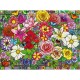 Wellness & Puzzle - Stained Glass Flowers