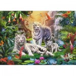 Puzzle   White Tiger Family