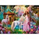 XXL Pieces - Glitter Puzzle - Princess with Unicorn