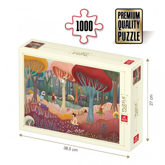 Puzzle Roovi-77059-01 Magic Forest, Spring