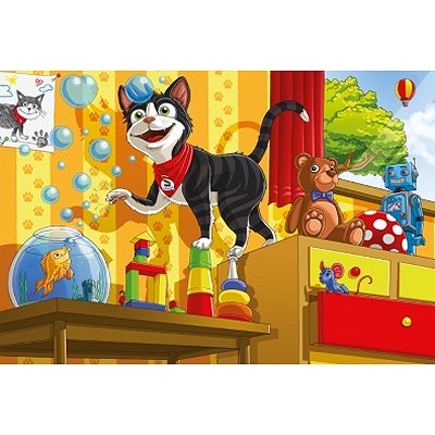 Schmidt-Spiele-55014 Jigsaw Puzzles - 60 Pieces - Schmidt's Cat