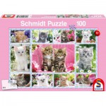 Puzzle  Schmidt-Spiele-56135 Kittens