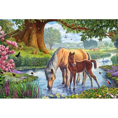 Puzzle Schmidt-Spiele-56161 Horses