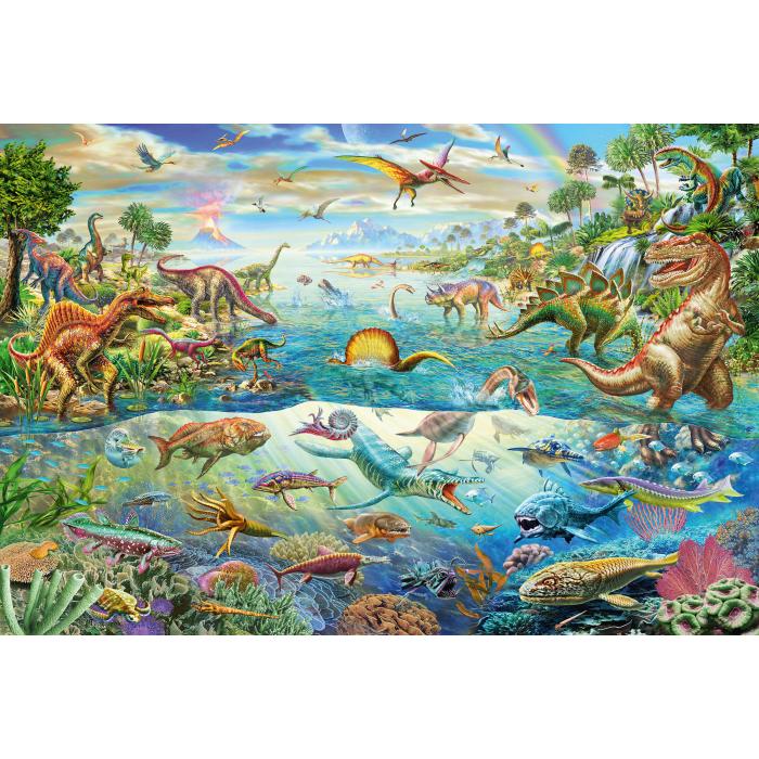 Puzzle  Schmidt-Spiele-56253 Dinosaurs