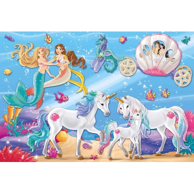 Puzzle Schmidt-Spiele-56302 The Magic of the Mermaids