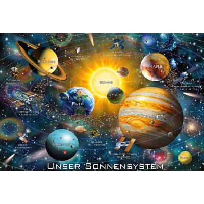 Puzzle Schmidt-Spiele-56308 Unser Sonnensystem (in German)
