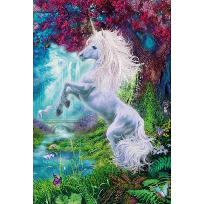 Puzzle Schmidt-Spiele-56310 Unicorn in the Enchanted Garden
