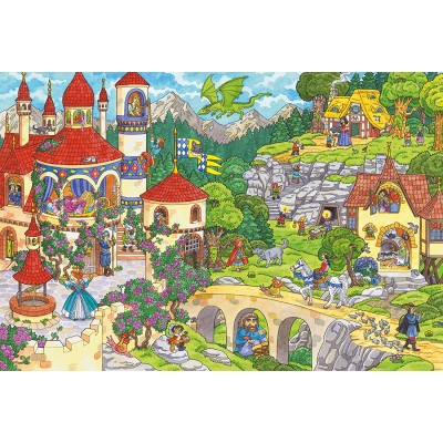 Puzzle Schmidt-Spiele-56311 Fairy Tales' Country