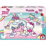  Schmidt-Spiele-56408 Kitty Glitter Puzzle, Kitty's Unicorn