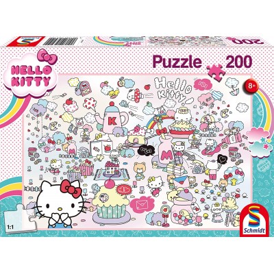 Puzzle Schmidt-Spiele-56410 Kitty's World