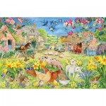 Puzzle  Schmidt-Spiele-56419 My little farm
