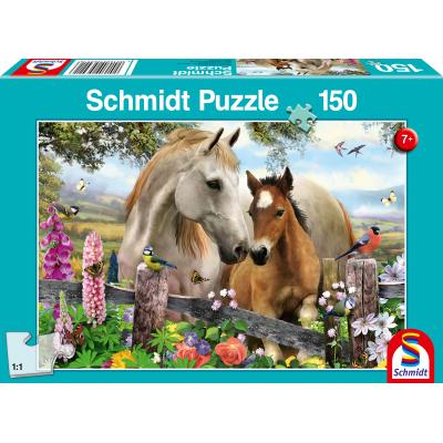 Puzzle Schmidt-Spiele-56421 Mare and Foal