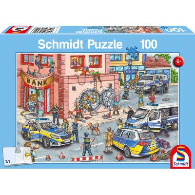 Puzzle Schmidt-Spiele-56450 Police operation
