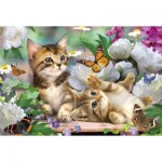 Puzzle  Schmidt-Spiele-56468 Playful kittens