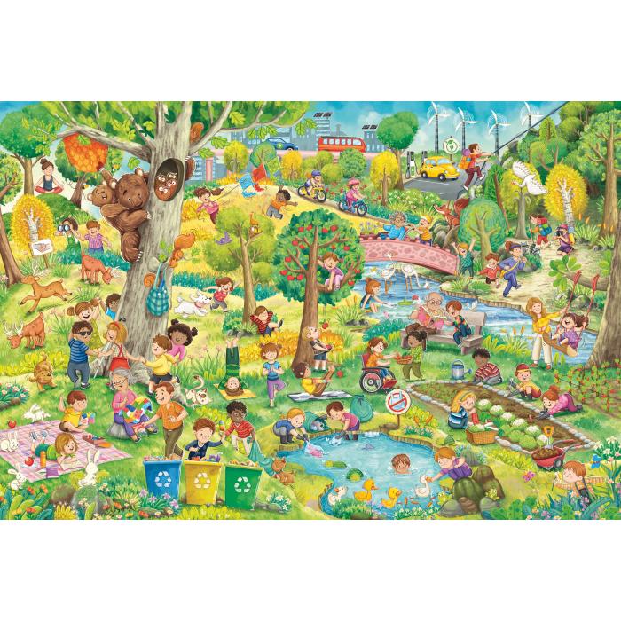 Puzzle  Schmidt-Spiele-56531 Nature - Child's play