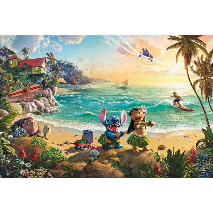 Puzzle  Schmidt-Spiele-56557 Disney - Lilo & Stitch - Eco-Friendly