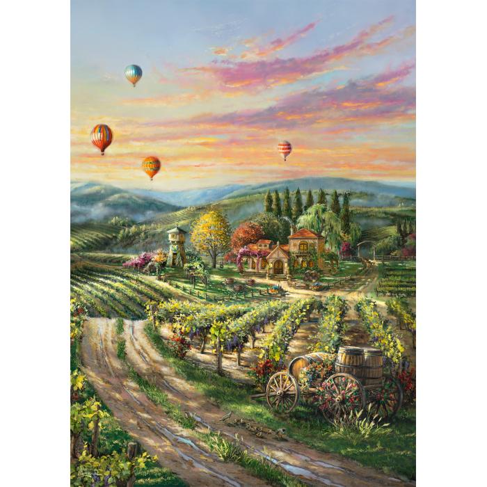 Thomas Kinkade - Peaceful Valley Vineyard