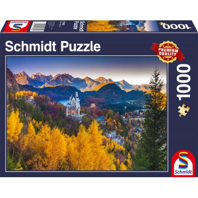 Puzzle Schmidt-Spiele-57390 Neuschwanstein in Autumn