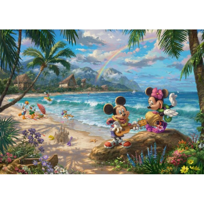 Mickey and Minnie in Hawaii